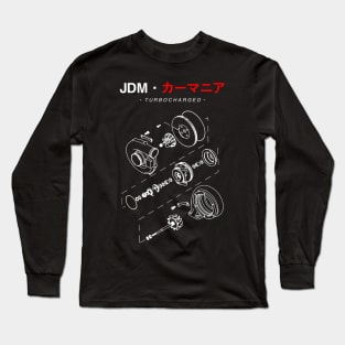 JDM Enthusiast Turbocharged Long Sleeve T-Shirt